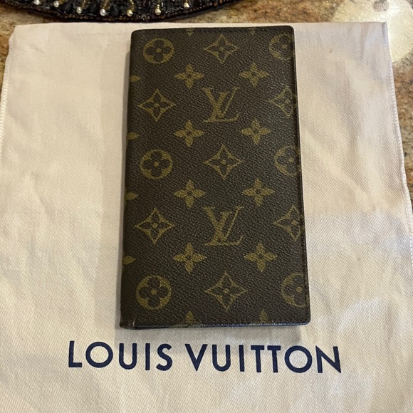 Louis Vuitton Other - Louis Vuitton Monogram Wallet Card Holder - Dark Brown and Gold